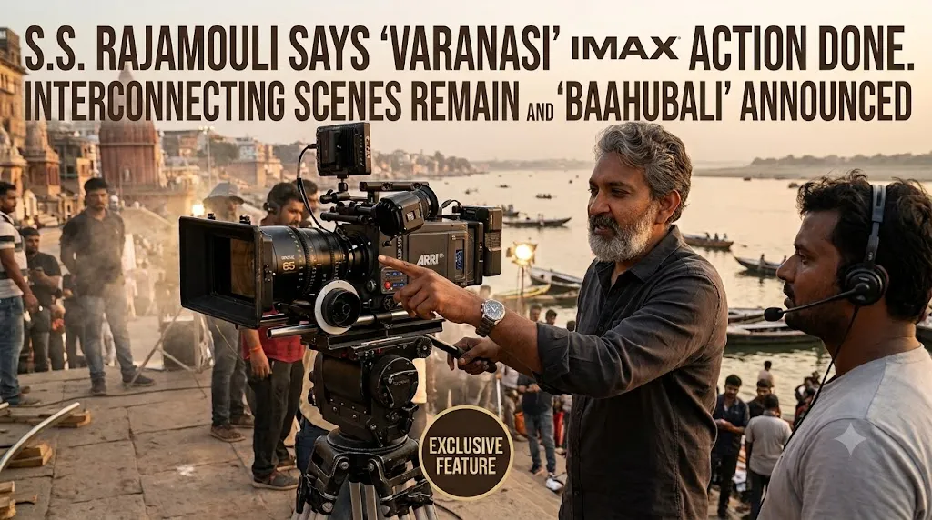 SS Rajamouli Varanasi Movie & Baahubali Animation Updates