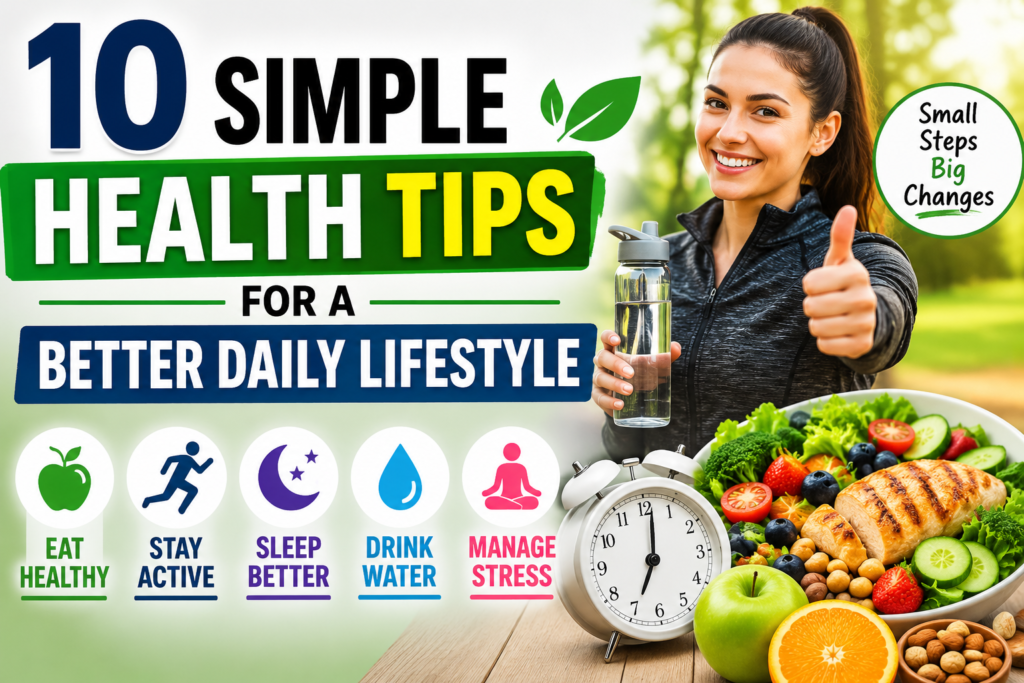 10 Simple Health Tips for Daily Lifestyle