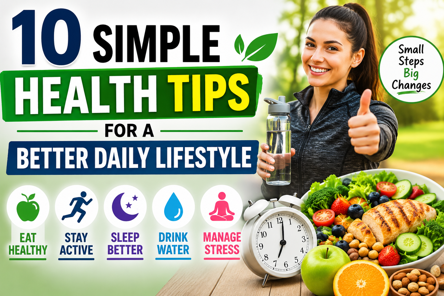 10 Simple Health Tips for Daily Lifestyle