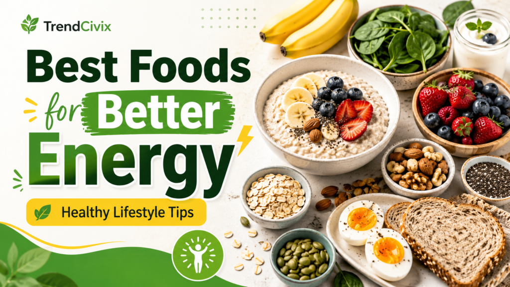 Best Foods for Energy & Healthy Lifestyle