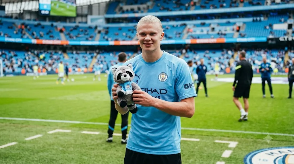 Erling Haaland Stuffed Raccoon: The Viral Mascot